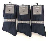 Neu - 9 Paar Camano Herren Socken - Gr. 39-42 - Navy-Dunkelblau - Comfort - Top