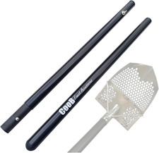 Travel Carbon Fiber Handle Pole for Metal Detector Hunting Sand Scoop Shovel, Sa