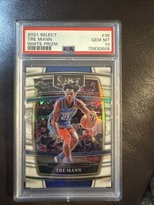2021 Select Tre Mann White Prizm 