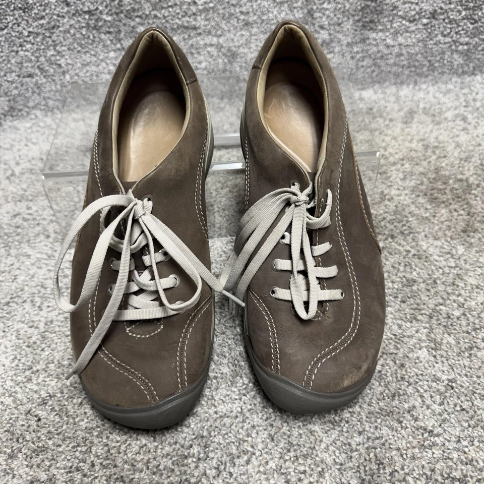 Keen Shoes Womens Size 8 Brown Leather Oxford Walking Lace Up Rubber Toe Casual - Image 3 of 4