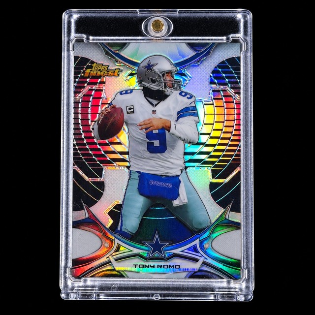 Tony Romo Refractor Finest REFRACTOR Holo Silver Dallas Cowboys