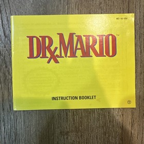NES Complete In Box & Manual & Cartridge CIB - Dr Mario Game
