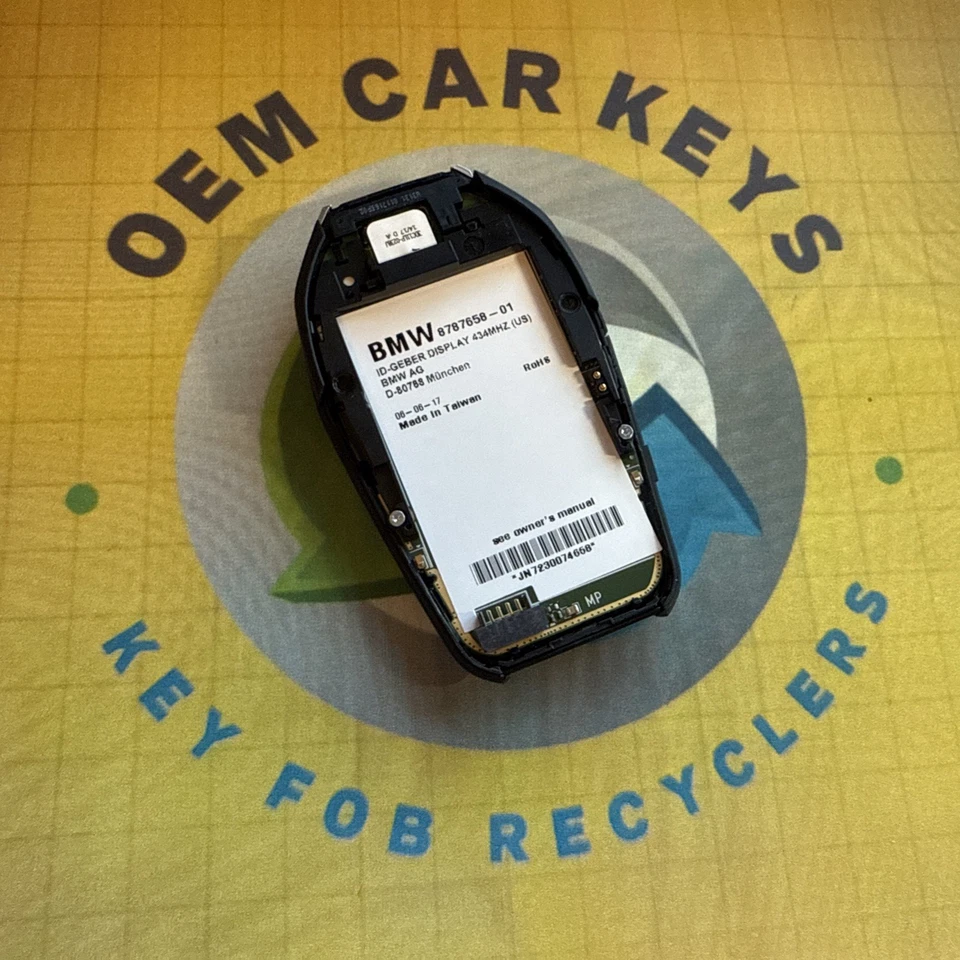 BMW LCD 740i 750i serie 750i 2016 2017 2018 2019 llave pantalla inteligente 8787658-01 Foto 3 de 4