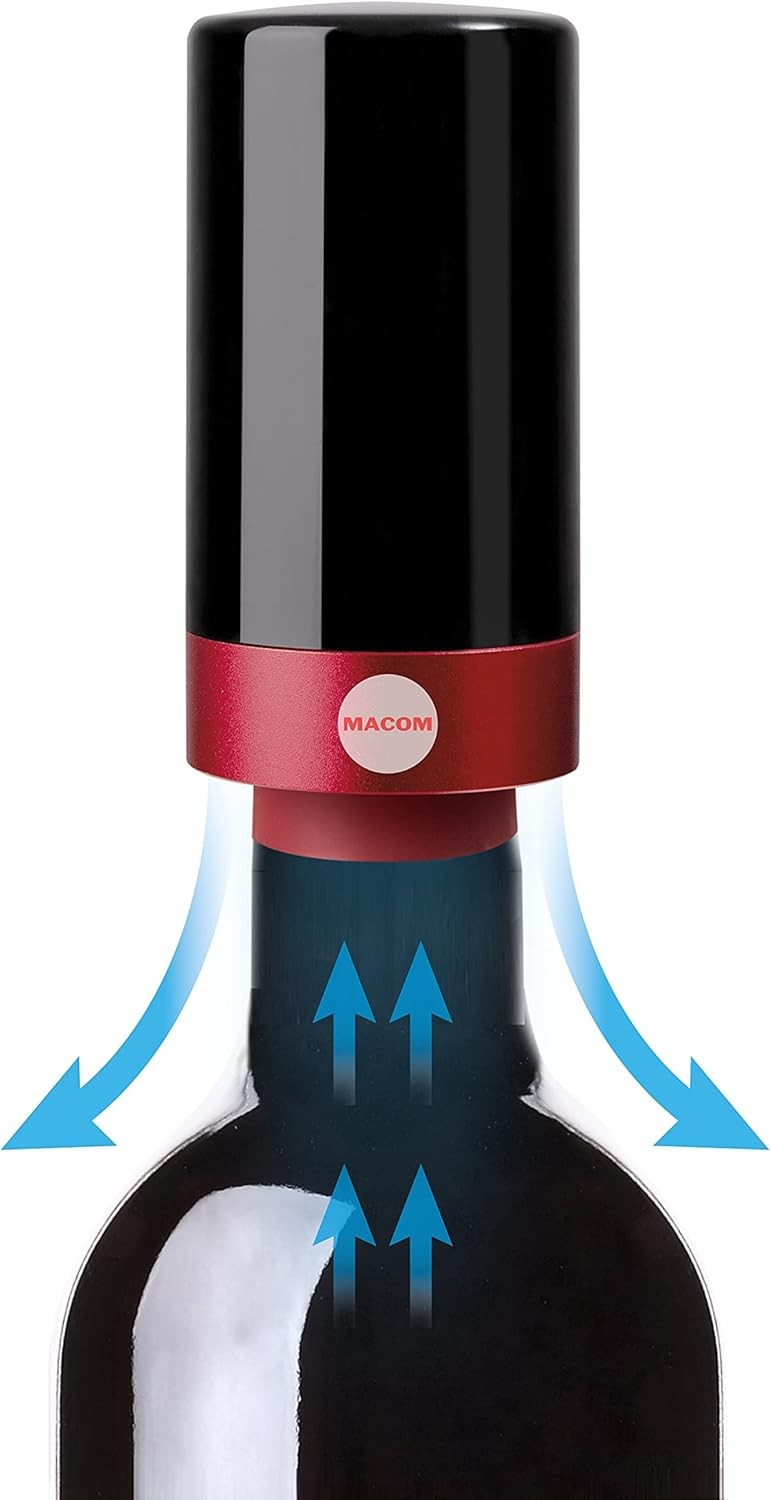 2 Pezzi Tappo per Bottiglia di Vino Sottovuoto,Riutilizzabili Tappi Bottiglie Sottovuoto,con Scala Temporale, Tappi per Vino Keep Fresh,i Migliori Regali per Gli Amanti del Vino