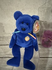 Ty Beanie Baby Clubby 1 I the Bear DOB July 7, 1998