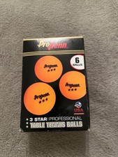 ProPenn 3 Star Professional Table Tennis Balls - 6 Pack