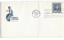 1940 FDC,  EDWARD A. MacDOWELL