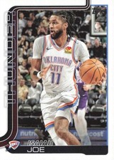 2025-26 Topps Basketball #121 Isaiah Joe Base Card FAST SHIPPING