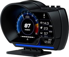 Car Hud Head Up Display P6 Obd Gps Smart Gauge For Most Vehicles Car Hud Head Up Display P6 Obd Gps Smart Gauge For Most Vehicles