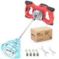RüHrwerk MöRtelmischer Elektrisch Ergonomisch Beton Mischer 6-Gang 2100W M14