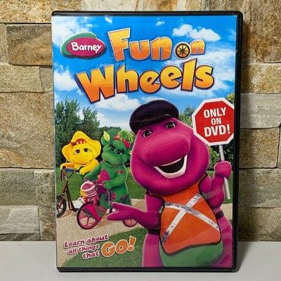 Barney Fun on Wheels DVD Childrens Family Region 1 Closed Captioning Full Screen