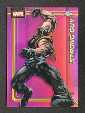 Strong Guy 2026 Topps Chrome Marvel Comics Pink Refractor Base /250 #170