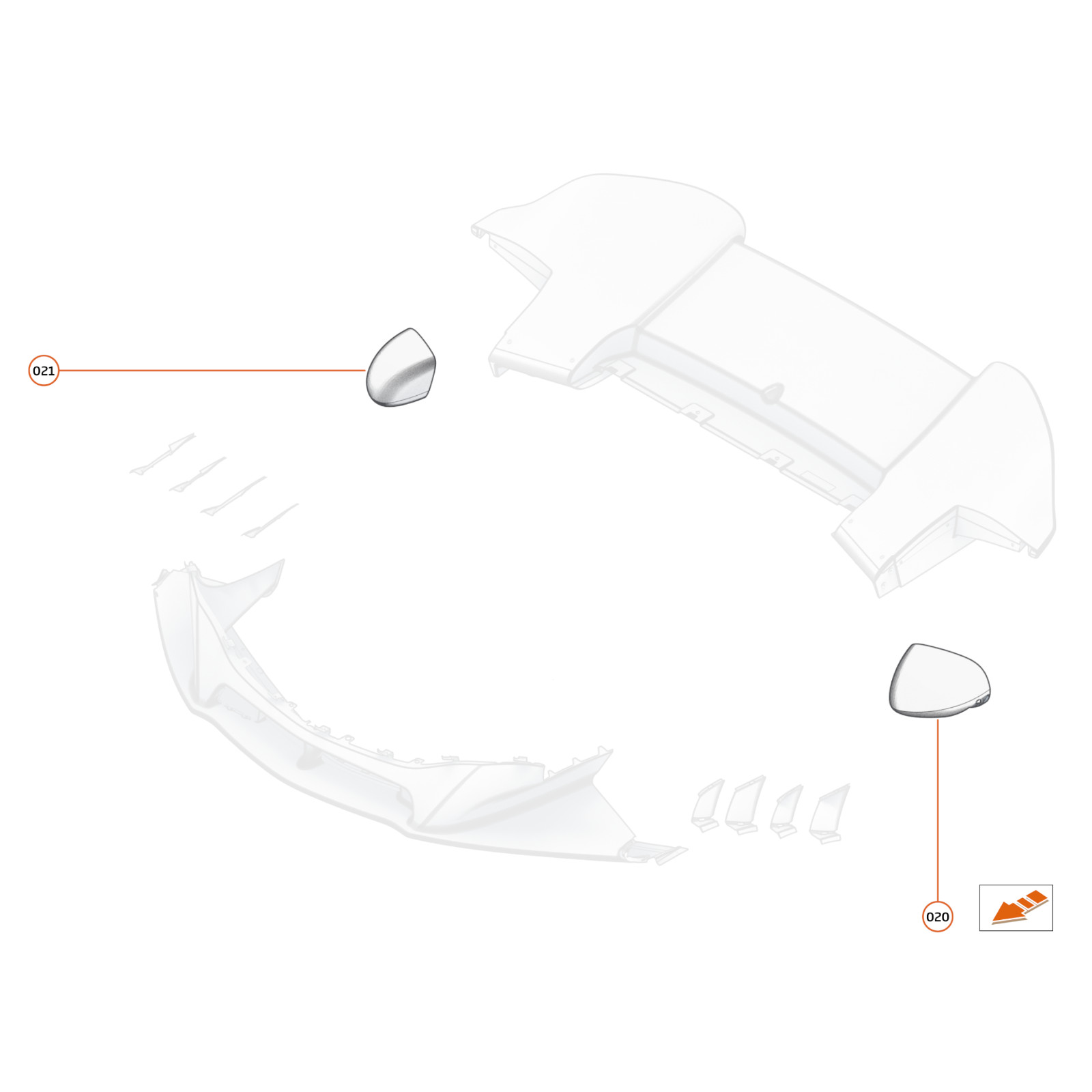 OEM GENUINE McLaren Artura Shiny Carbon Fiber Mirror Caps [PRE ORDER]