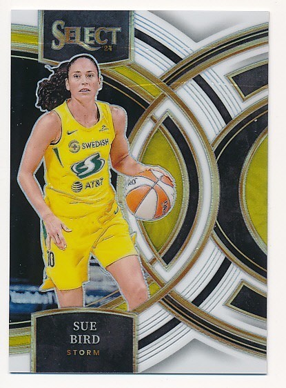 SUE BIRD 2024 PANINI SELECT PREMIER WHITE PRIZM #150 SP WNBA #36/99 MINT