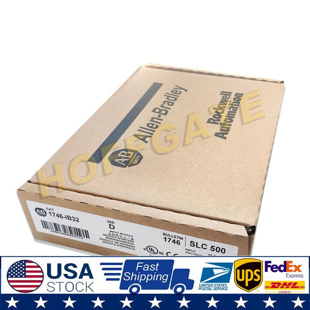 Sealed Allen-Bradley AB 1746-IB32 SER D SLC500 PLC Input Module  US Free Tax
