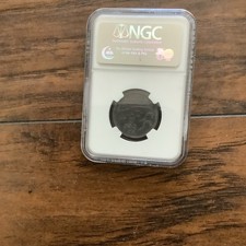 India Company 1808 10 Cash Madras Presidency Admiral Gardner KM-320 NGC