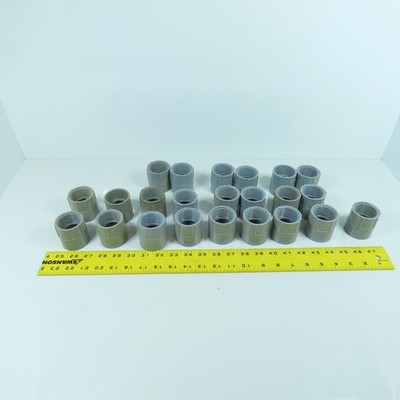 Carlon E942G 1-1/4'' PVC Threaded Female xSlip Conduit Adapter Coupling Lot Of 23