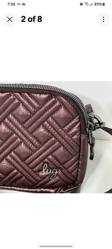 LUG Coupe XL Convertible Shoulder Crossbody Belt Bag in Wine Plum Purple - Bild 3 von 14