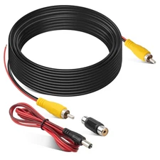 EWAY 20ft RCA Video Extension Cable w/Trigger Wire for Connection to Car