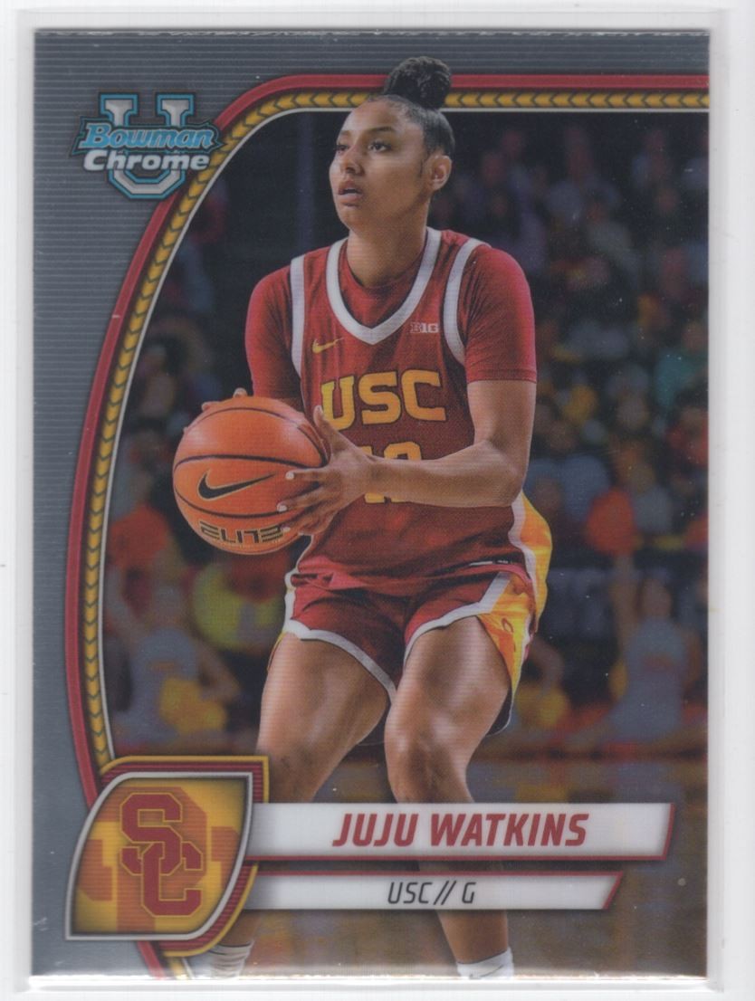 2024-25 Bowman Chrome Juju Watkins USC Trojans Rookie Card #37