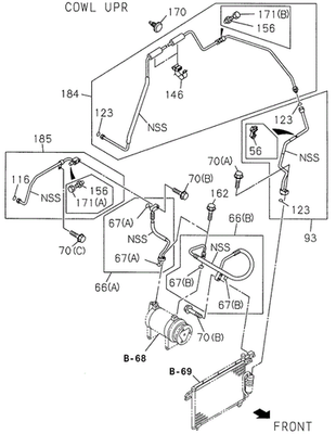 #ad #ad Genuine Honda Hose Flex A C 8 97287 634 1 $36.67