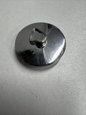 Bathroom Basin Sink Chrome Metal Plug Drain Hole Stopper 38mm X 1