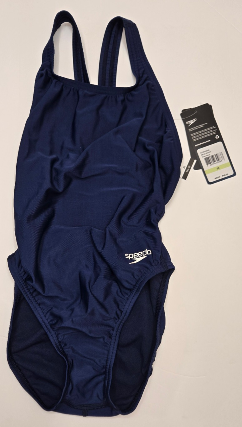 Speedo Women's Swimwear/ProLT Super/Proback Solid/One Piece Blue/Size ...