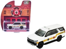 2024 Chevrolet Tahoe Montgomery County Md. Fire 1/64 Diecast Car by Greenlight