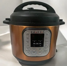 INSTANT POT IP-DUO60 Rare Copper/Silver MULTI- PROGRAM  Pressure Cooker 6qt SEE