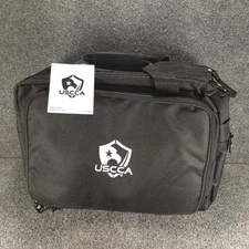 Pistol Range Bag USCCA 600D Black 5 Pocket Inner Case Shoulder Strap Inside NWT