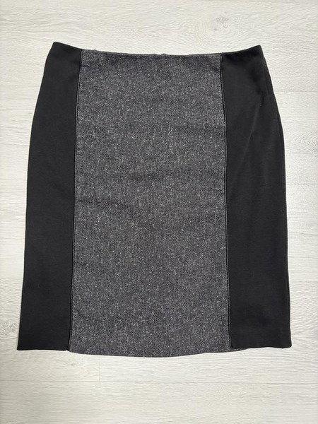 Women Laura Ashley Skirt Grey Viscose 40