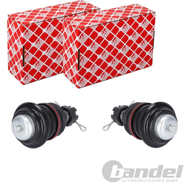 2X febi bilstein Traggelenke Oben Vorne Beidseitig Passend FÜR Mitsubishi L-image