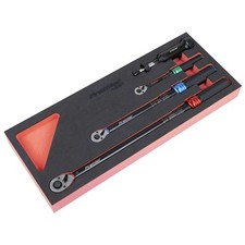 Premier Black Torque Wrench Micrometer & Torque Screwdriver Set 4pc - STW909SETB