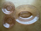 Vintage Federal Sharon Pink Depression Glass