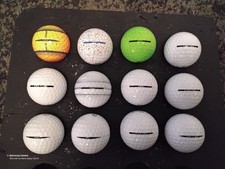 VICE PRO/PRO PLUS GOLF BALLS X12 USED PEARL/GRADE A CONDITION FREE P&P