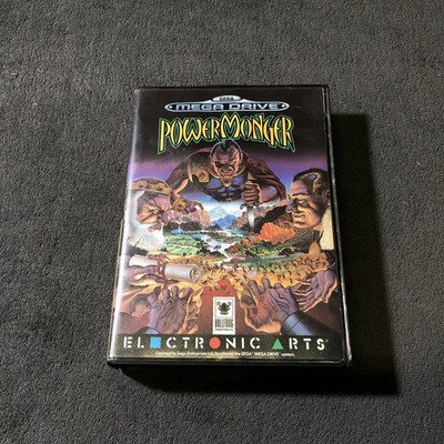 SEGA Mega Drive Power Monger EUR Sehr Guter Zustand