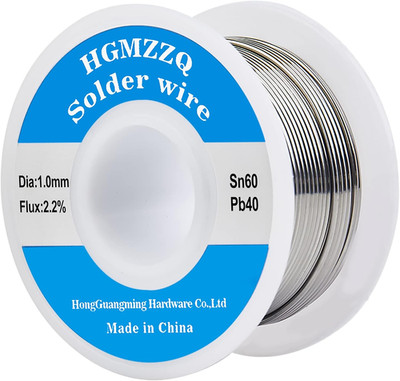 60/40 Tin Lead Solder Wire with Rosin Core for Electrical Soldering 0.039 Inch(1