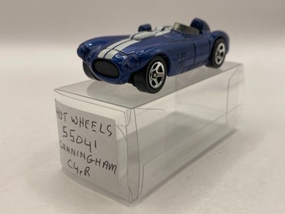 HOT WHEELS 55041 CUNNING-HAM C4.R -BLUE METALLIC 3inch- GOOD CONDITION - 549