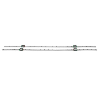Uimoso Linear Rail HSR15-1500mm with Slide and 4 Square Bearing Blocks