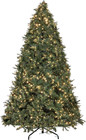 Christmas Tree 10 Ft- Pre-Lit White and Multi-Color Premium LED Lights - Artific