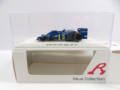 1:43 Reve Minimax R70026 Tyrrell P34 1976 Japan GP No 3 