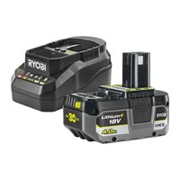 Ryobi RC18120B-140X One+ Starterset LadegeräT Und Akku 18 V 4,0 Ah