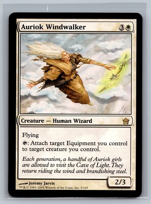 Magic The Gathering Fifth Dawn Auriok Windwalker #5/165 MTG TCG CCG