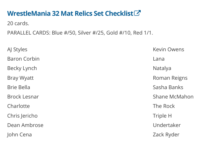 WWE 2017 TOPPS ROAD TO WRESTLEMANIA SHIRT/MAT RELIC PACK SEALED OUT OF BLASTER - Picture 6 of 7