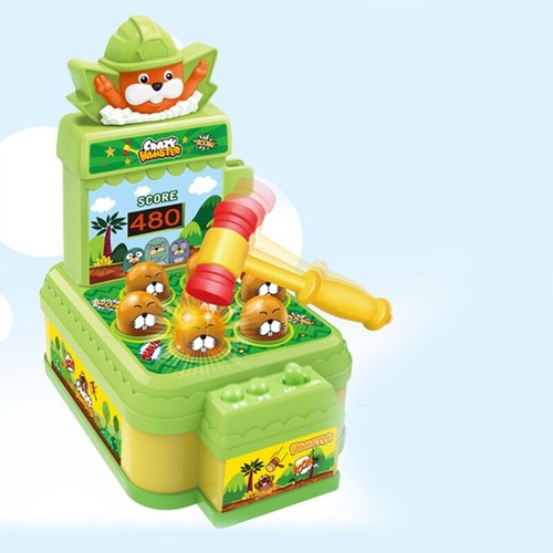 Whack-a-Mole Game for w/ Lighting & Sound Puzzle Level Scoring Competition for K - Picture 6 of 12