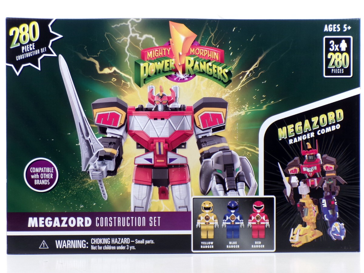 Mighty Morphin Power Rangers MEGAZORD & DRAGONZORD Construction