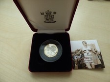 2004 Silver Proof 50 pence coin Roger Bannister 50th Anniversary 4 Minute Mile