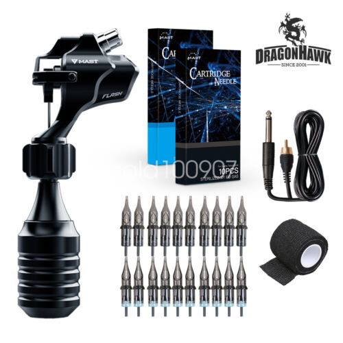 Dragonhawk MAST Tattoo Supplies Motor Rotary Machine Gun Needles Shading Linning - Afbeelding 1 van 10