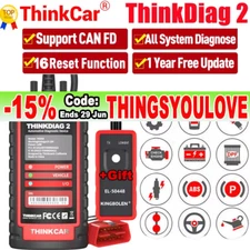 2025 THINKDIAG 2 OBD2 Scanner Car Diagnostic Tool Reader All Free Bidirectional