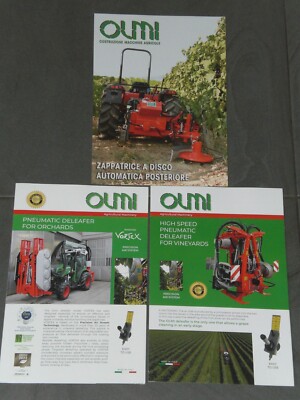 OLMI agricultural Machinery Prospekte in englisch ( IT233 )